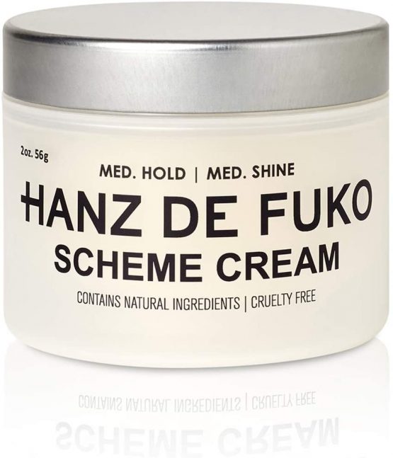 HANZ DE FUKO Scheme Cream | Premium Hassle-Free Stylng Cream | Use on Wet or Dry Hair for Natural Shine Finish | All Hair Types | 56g
