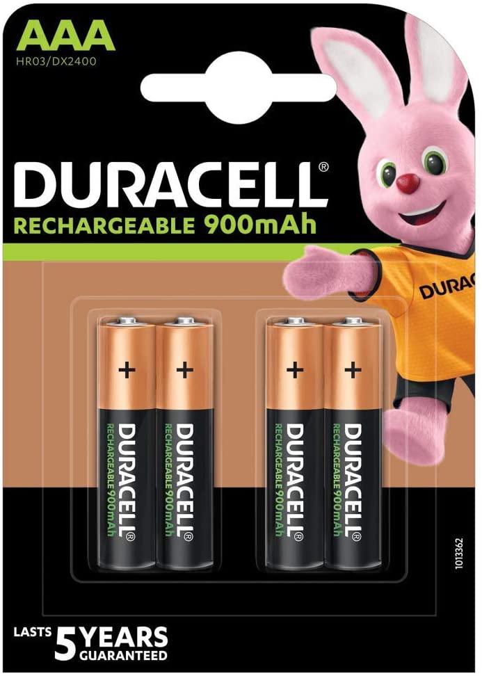 Duracell Recharge Ultra Type AAA Batteries 850 mAh, Pack of 4, 4 Count (Pack of 1)