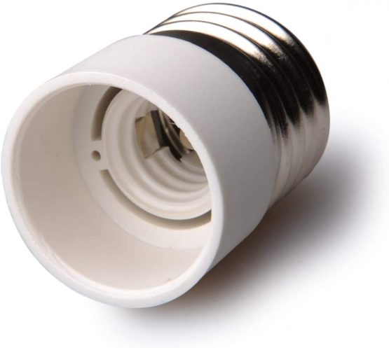 Luminosa E27 to E14 Lamp Socket Adapter Converter Holder for LED Halogen Edison Energy Saving Smart Bulb (Pack of 2) / Convert Large Screw to Small Screw Socket Lamp Convertor Adaptor/CE Certified - Image 3