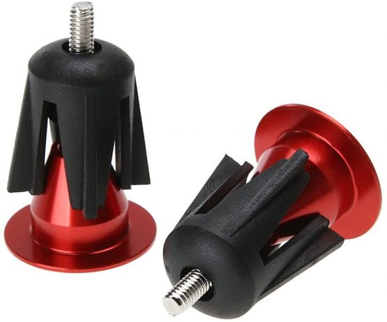 CYSKY Bike Handlebar End Plugs Bar Caps 1 Pair Bicycle Handlebar Grips Bar End Cap for Most Bicycle, Mountain Bike, Road Bike, MTB, BMX