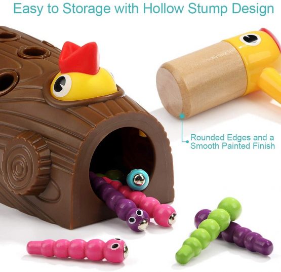 TOP BRIGHT Toddler Magnetic Bird Toys For 2+ Year Old Boy Girl, Montessori Educational Toy Gift Pretend Play Game Children Learning Sensory Toys for Kids Age 2 3 4 - Image 4