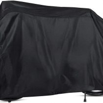 YTBUBOR Bicycle Cover 190T Nylon Waterproof Bike Rain Cover Outside Storage Dust Resistant UV Protection for Mountain Bike, Road Bike (Black)