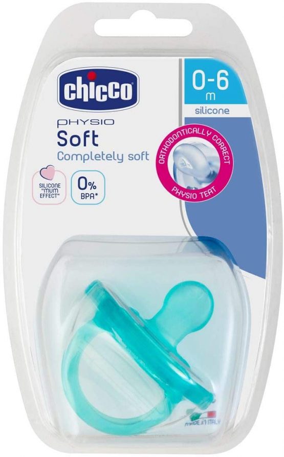 Chicco Physio Soft Teat 0m+, Silicone, Pack of 1, Boy - Image 3