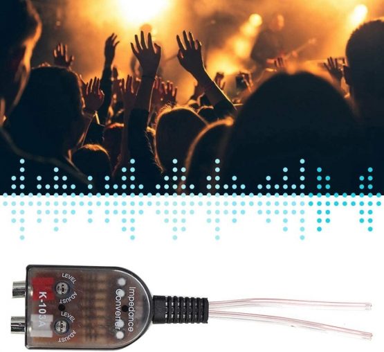 Suuonee Audio Converter, Car Stero Adjustable Speaker High To Low RCA Line Audio Impedance Converter - Image 2