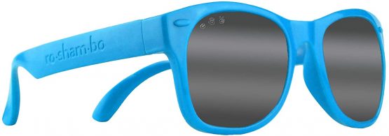 Roshambo Baby Shades Unbreakable Sunglasses 100% UVA/UVB Protection for Babies 0-18months (Zack Chrome)