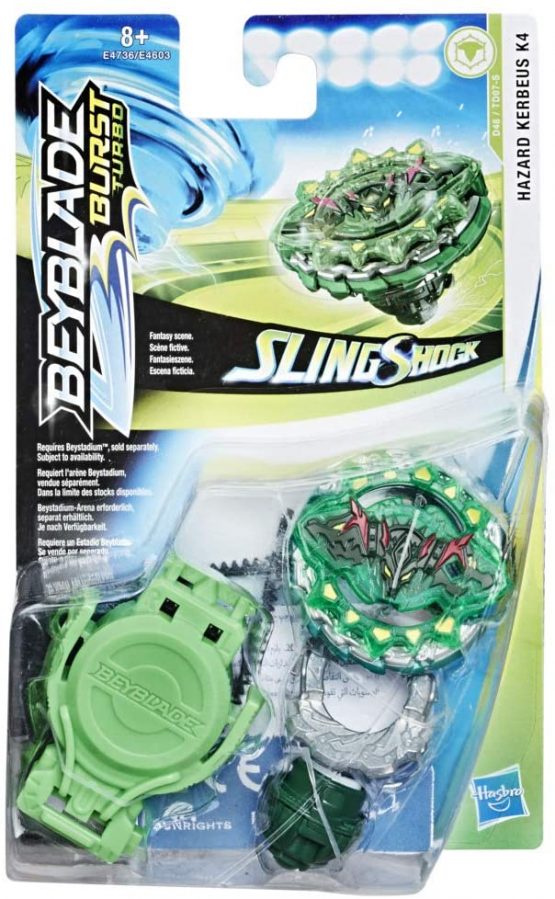 Beyblade Kerbeus K4 Burst Turbo Slingshock (E4603EU4) Assorted Model Pack of 1