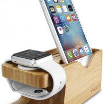 Spigen S370 Designed for Apple Watch Stand and Cell Phone Stand for any Apple Watch Series and Phone