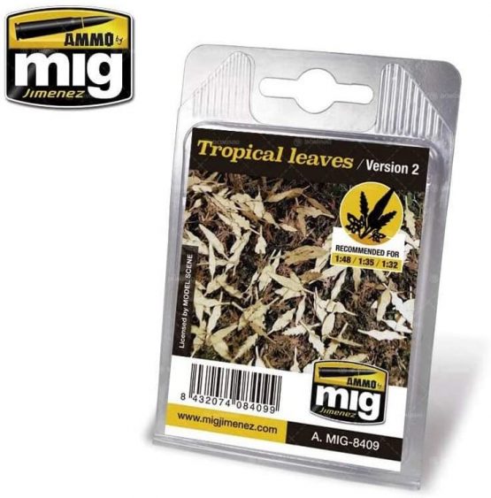 AMMO MIG-8409 Tropical (Version 2) Leaves, Multicolour