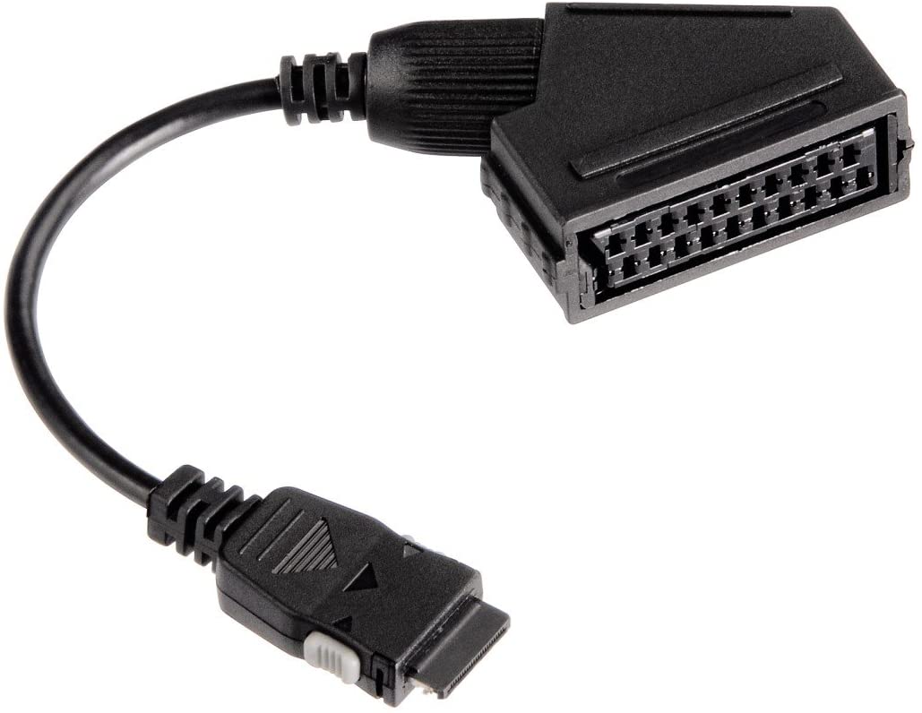 Hama Scart Adapter (Scart Coupling for the Special Samsung TV Connection EXT RGB) Black, 10 cm