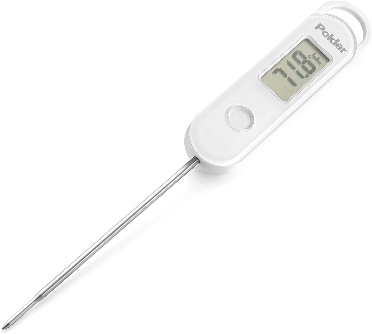Polder StableRead Instant Read Thermometer, White, 1 Pack BigaMart