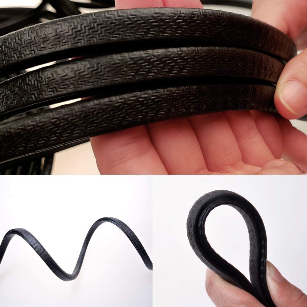 Car Door Edge Guard Protector Strips U Shape Rubber Door Seal Trim for Car Mental Edges Boat Grip Range 1.0mm to 2.5mm (5m) - Image 4