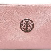 Long & Son Women's Small Clutch, Wristlet, Shoulder,Cross-Body Bags 3141 (Pastel Pink)