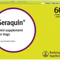 Seraquin Veterinary Joint Supplement with Turmeric for Dogs - 60 x 2 g Chewable Tablets