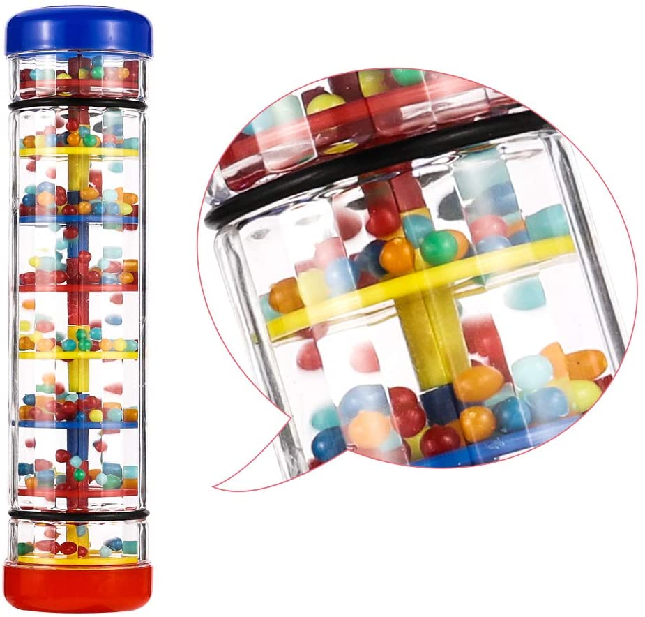 limewie 2 Pack Rainmaker Kids Mini Education Rainmaker Toys Rain Stick Shaker Music Sensory Auditory Instrument Toy for Child - Image 3