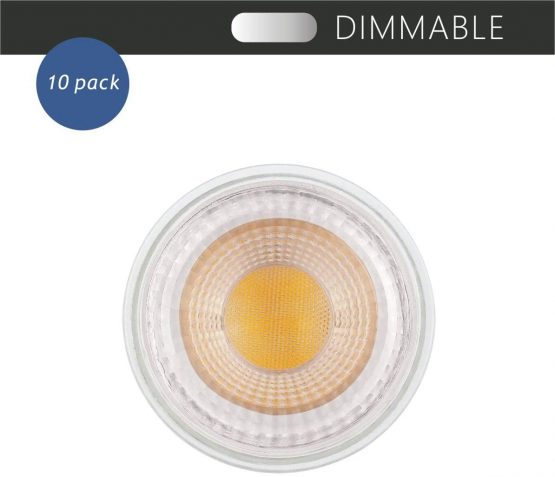 10 X Sanlumia 7W COB Dimmable Gu10 Super Bright 520LM LED Recessed Lighting Spotlight 75W Halogen Equivalent Cool White 6400K - Image 3