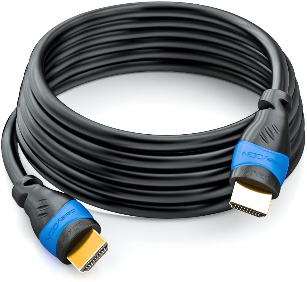 deleyCON 2 m HDMI Cable HDMI 2.0/1.4a Compatible High Speed with Ethernet ARC 3D 4K Ultra HD (1080p/2160p) - Image 3