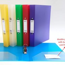 Eastlight 2-Ring Binder A4 Frosted Assorted Pack of 6