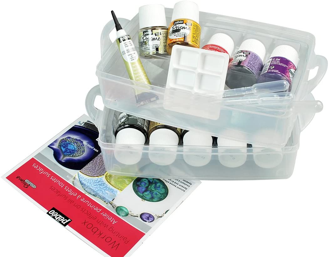 Pebeo 45 ml Prisme Studio Collection, Assorted Colours, blue/gold/turquoise, 45 ml (Pack of 1) - Image 3