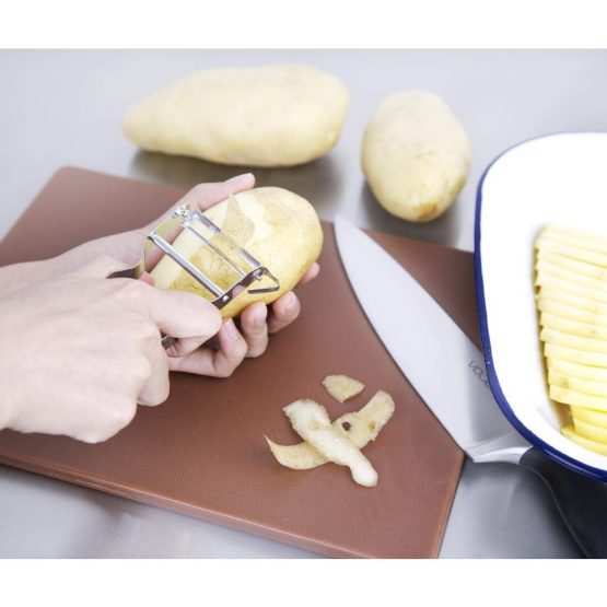 Vogue D053 Speed Peeler Stainless Steel Slicer Cutter Twister Kitchen Tool, Silver - Image 2