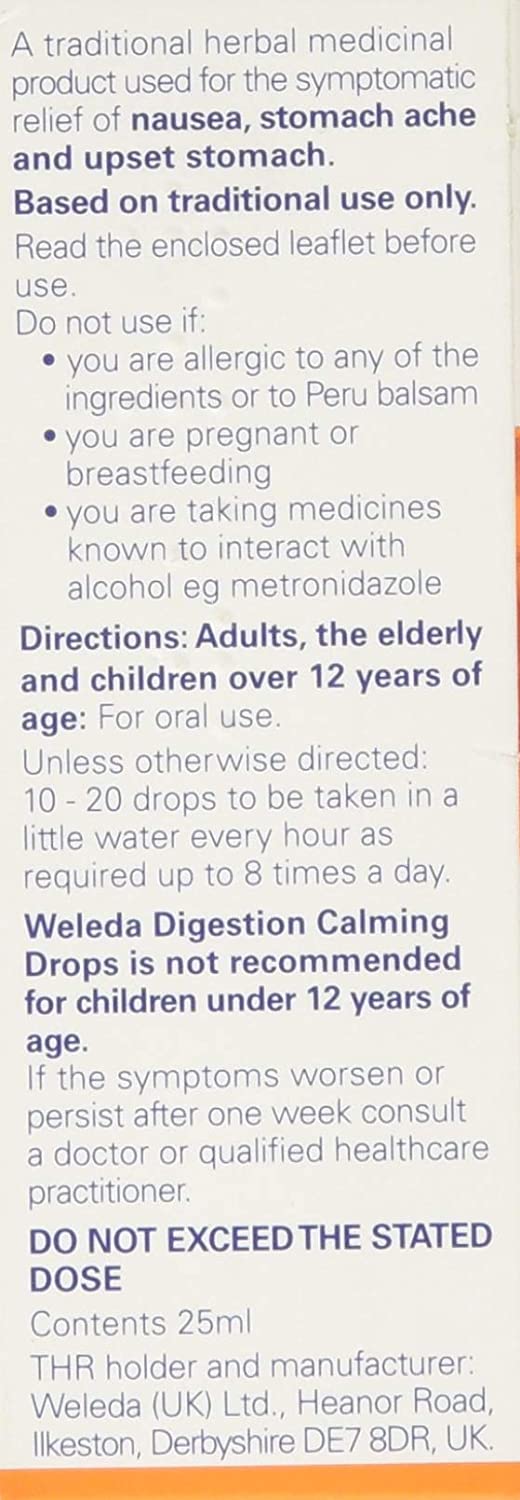 Weleda Digestive Calming Drops 25ml - Image 2