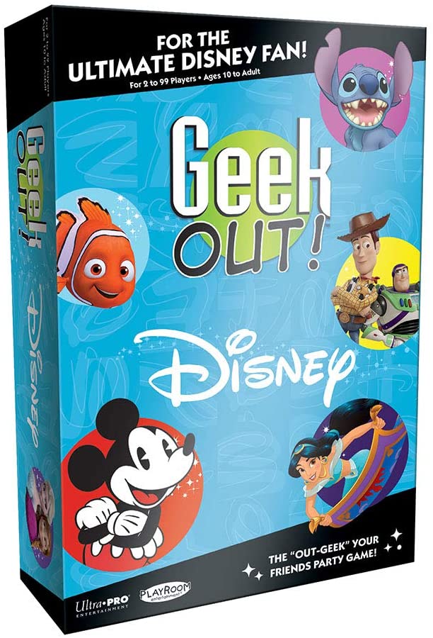 USAopoly USOGO004000 Disney Geek Out, Multicolour, Mehrfarbig