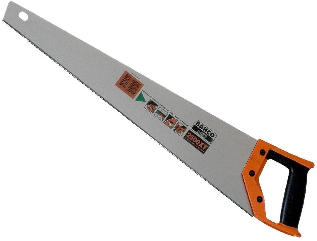 Bahco 2500-24-XT7-HP 7/8 TPI Handsaw for Medium to Thick Wood Multi-Color