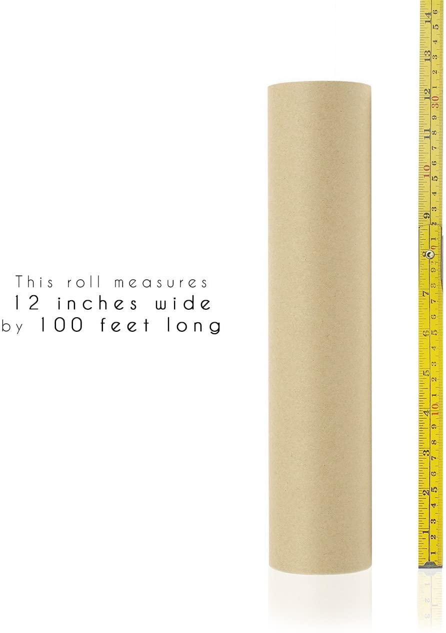Brown Kraft Paper Roll (305mm x 30.5m) Brown Paper Packing Roll, Ideal for Arts Crafts, Gifts, Postal, Shipping, Wrapping - Image 2