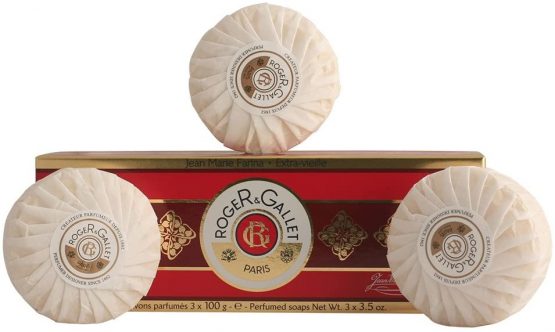 Roger & Gallet Jean-Marie Farina Soap Set 3 x 100 g