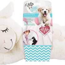 ALL FOR PAWS AFP Snuggle Sheep Pet Behavioral Aid Toy Warm Plush Toy Heart Beat Sheep(No Warming Bag Only Heartbeat)