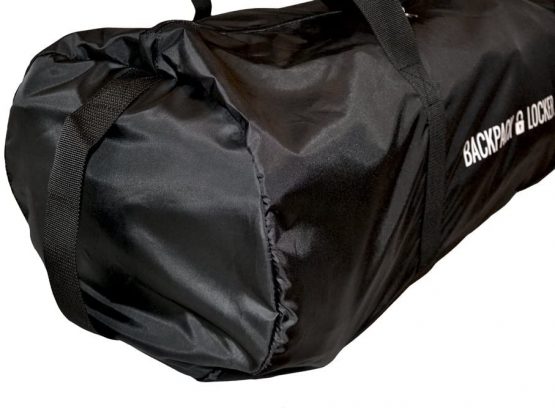 Backpack Locker - Flight Travel Backpack/Rucksack/Bag Transit Cover - Lockable (Padlock Included) Duffel Bag (Black, 45-55 litres) - Image 2