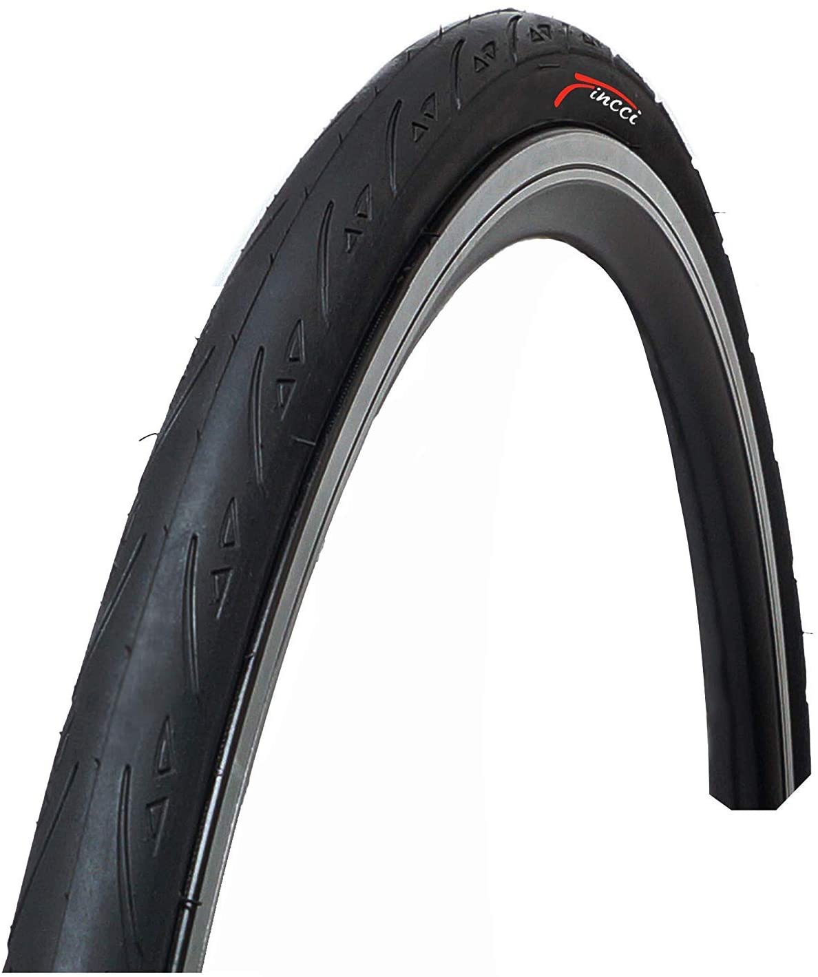 Fincci Pair 700 x 25c Road Tyres, Slick Road Bike 700c Tyres, 25-622 with 1mm Nylon Anti Puncture 60 TPI, Wheelset 28 inch - Image 2