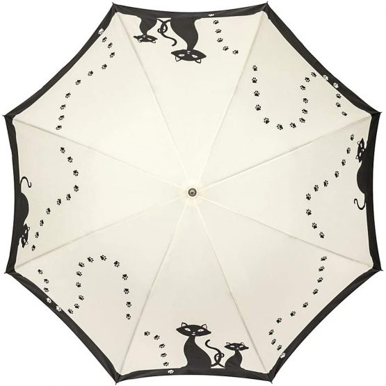 VON LILIENFELD® Umbrella Automatic Women Motif Black Cats - Image 2