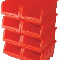 Silverline 250968 Stacking Boxes Set 8pce 165 x 105 x 75 mm