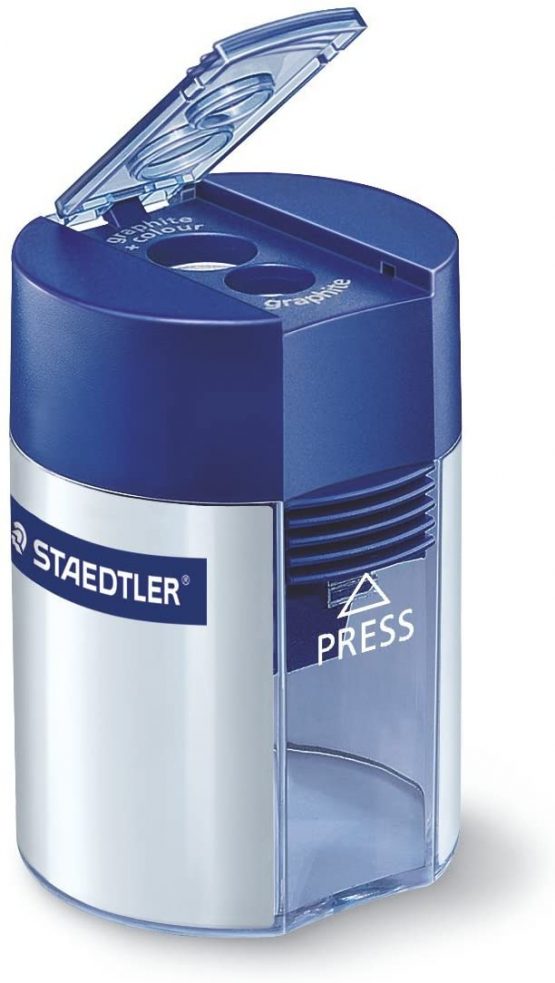 STAEDTLER 512 001 Double Sharpener Round 10 Pieces in Cardboard Box - Image 2