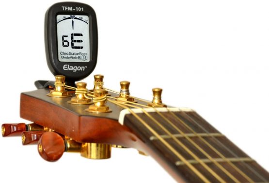Elagon (TFM-101) Clip-On Multi-Instrument Tuner, Clear Display, 9 Tuning Modes for Various Instruments: Electric and Acoustic Guitars, Chromatic Tuning for all Non-Standard Tuning, Tuning for Bass, Ukulele, Banjo, Violin, F Key Instruments (e.g. horn, F trumpet. etc.), Bb Key Instruments (e.g. soprano saxophone, etc.), Eb Key Instruments (e.g. clarinet, etc.). Very Simple to Use. - Image 4