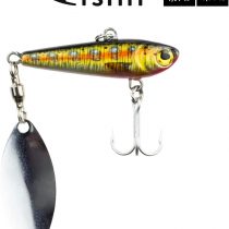 FISHN REALSPINNY spinner bait, jig, weight: 20g, size: 5cm, spinner blade: 3,8cm, artificial bait, for spin fishing for predatory fish such as pike, perch, trout, pike-perch