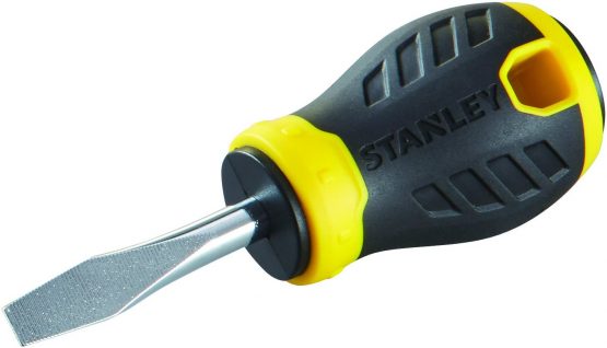 Stanley STHT0-60401 Essential Nano Screwdriver Tip Standard Cutting, Yellow/Black, 6.5 x 30 mm