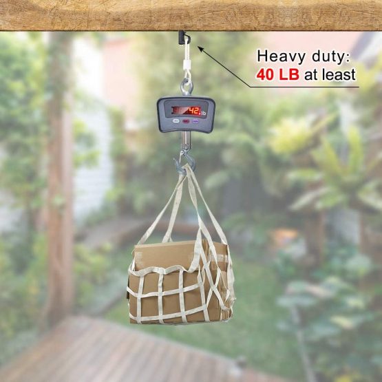 BeneLabel Pack of 20 Q-Hanger, Christmas Lights Hanger Hooks Easy Release Outdoor Wire and Fairy Lights Christmas Light House Garage New Year Party Led Fairy Lights - Image 4