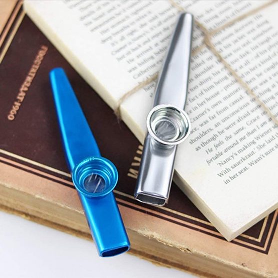 kuou 6Pcs Metal Kazoo Musical Instruments, Multipack Kazoo Sets for Kids Gift Instrumental Accompaniment - Image 4