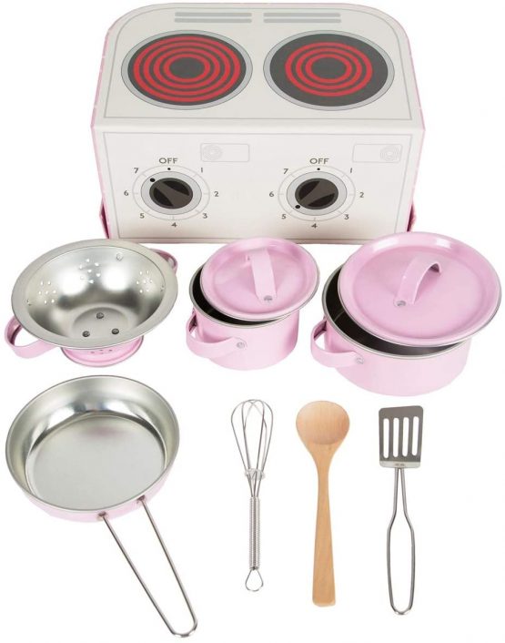 Sass & Belle Pastel Pink Play Cooking Set