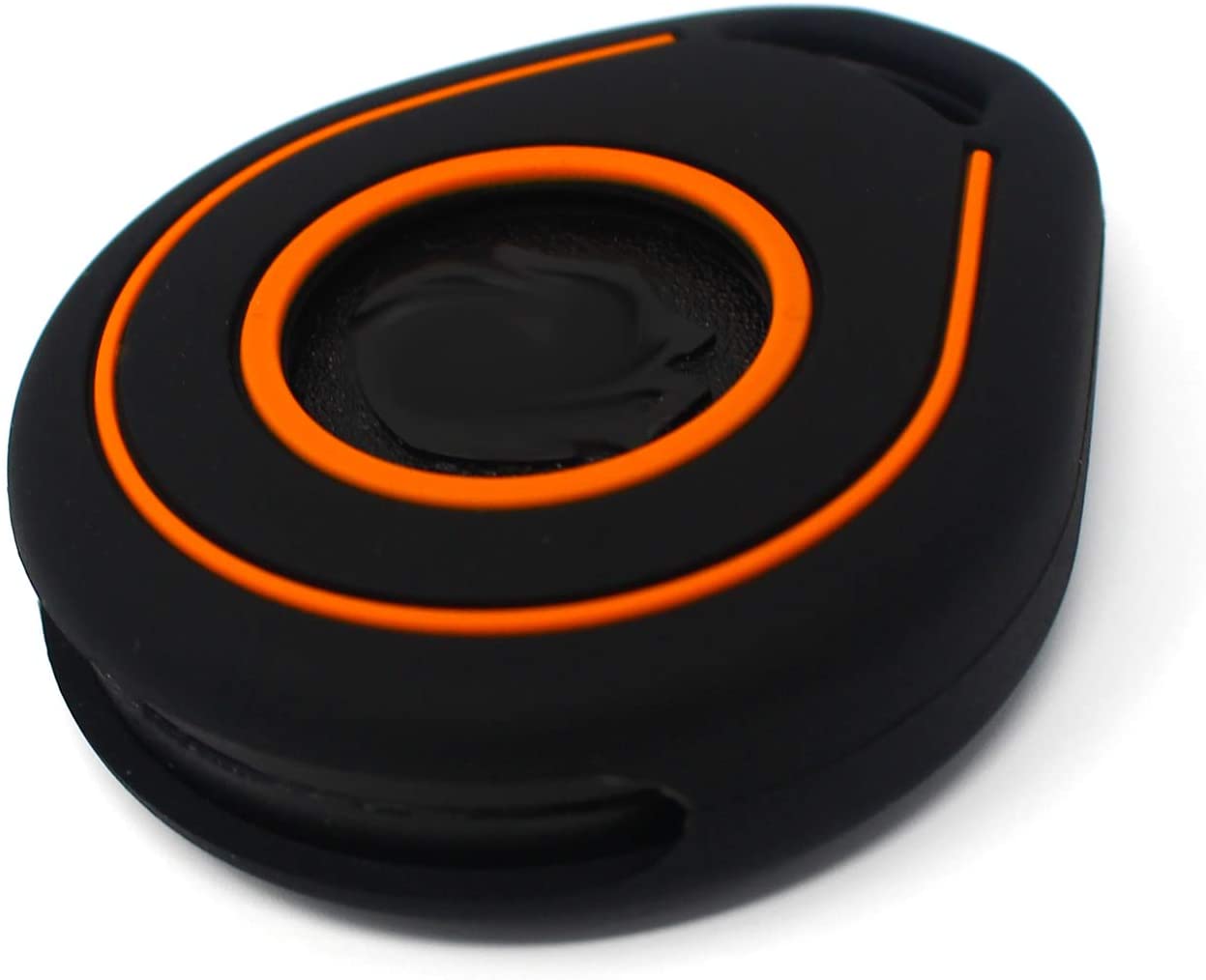 CYK HAB Key Cover for Motorcycle Key Silicone, Black Orange - Image 4