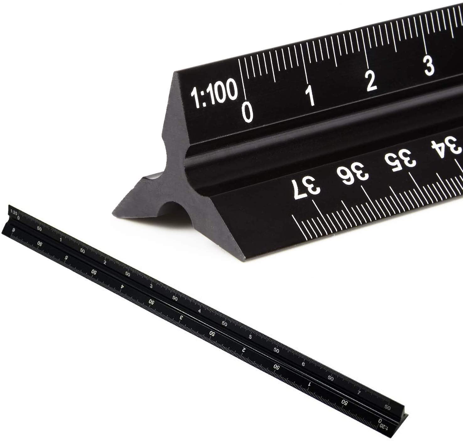 Scale Ruler Architect, Megade 30cm Ruler 12 inch Triangular Architects ...