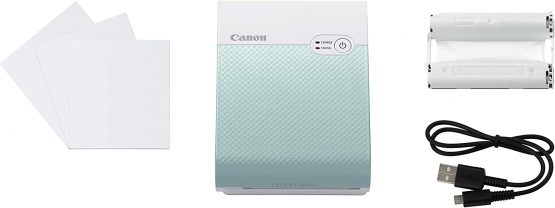 Canon SELPHY SQUARE QX10 Portable Colour Photo Wireless Printer (Mint Green) - A compact WiFi printer that prints quality square photos and connects directly to your smartphone - Image 4