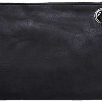 Tskybag Oversized Clutch Bag Purse, Womens Large Pu leather Evening Wristlet Handbag