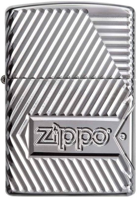 Zippo Windproof Lighter Metal Long Lasting Zippo Lighte Best with Zippo Lighter Fluid Refillable Lighter Perfect for Cigarettes Cigars Candles Pocket Lighter Fire Starter Zippo Bolts Design - Image 3