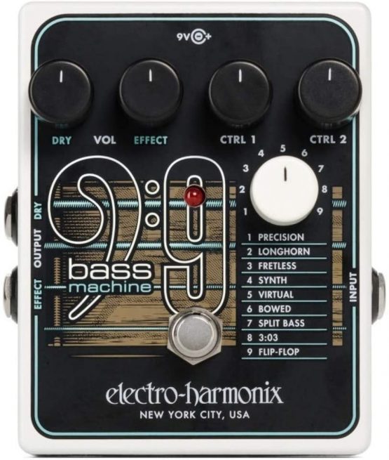 Electro Harmonix Bass 9 Bass Machine Guitar Effect Pedal - Bass9