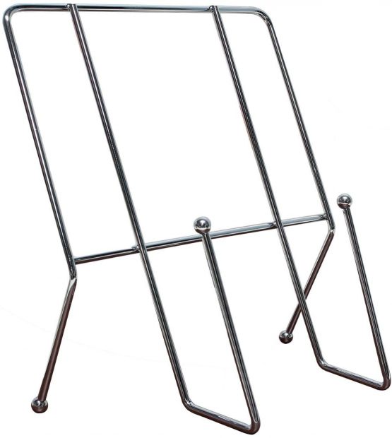 Apollo 8282 Cook Book Holder, Chrome, 22.7 x 13.3 x 22.4 cm
