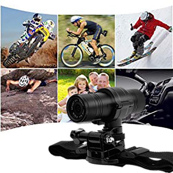 Sports Action Camera for Bicycle or Engine, 120 Degree Wide Angle, 1080P, 30 IPS, 8MP, Mini USB, Waterproof Camera Adjustable View Angle with Mounting Accessories Kit - Image 3