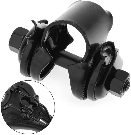 OriGlam Black Bicycle Bike Saddle Seat Bolt Seatpost Post Clamp Mount Bracket 22.2mm