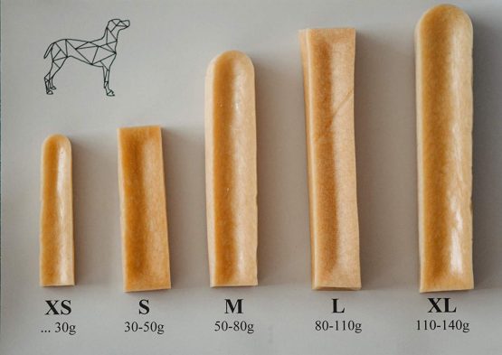 Himalayan Dog Chews, large size, set of 3 - very tasty long lasting natural dog chews will keep your dog busy for a while. Dog will love those dog treats! No GMO or gluten, dog chews are 100% natural! - Image 4